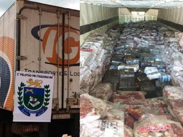 Campo-grandense &eacute; preso com mais de 1,5 t de maconha em caminh&atilde;o 