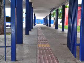 Alunos da rede estadual ficaram sem aulas hoje em Campo Grande. (Foto: João Garrigó)