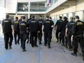Agentes penitenciários em Mato Grosso do Sul (Foto: Divulgação)