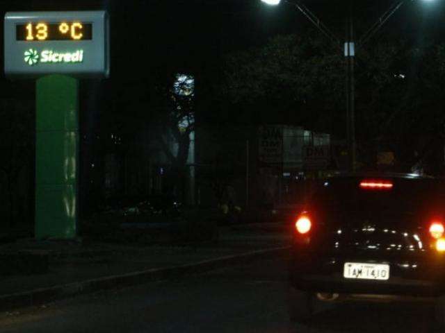 Frente fria chega com ventos fortes e derruba temperatura em 20&ordm;C