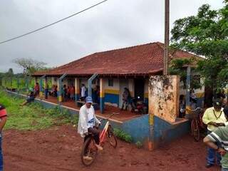 Moradores de parte da aldeia Bororó estão sem atendimento de saúde hoje (Foto: Adilson Domingos)
