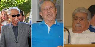 Wilson Barbosa Martins, Marcelo Miranda e Pedro Pedrossian recebem aposentadoria (Fotos: Arquivo / Campo Grande News)