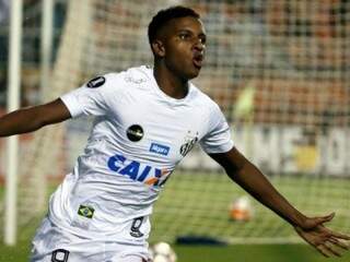 Rodrygo fez o segundo gol do Santos na partida. (Foto: UOL Esportes) 