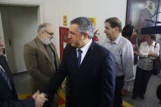 Bernal acompanha ministro em agenda na Capital (Foto: Marcos Ermínio)