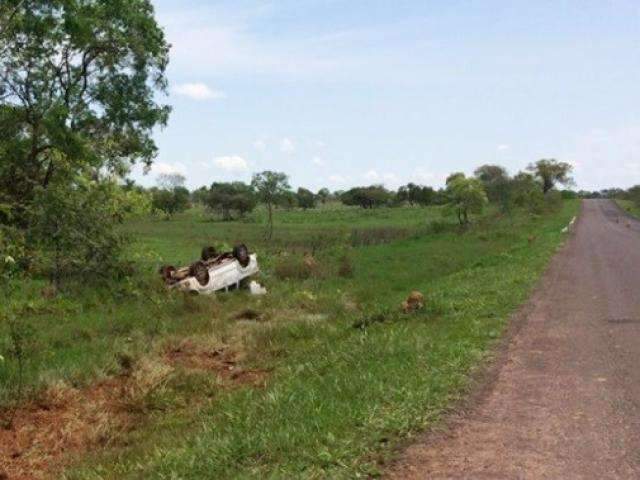 Comerciante morre em capotagem de caminhonete na MS-080