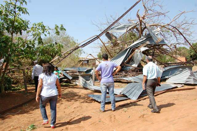  Alcin&oacute;polis declara situa&ccedil;&atilde;o de emerg&ecirc;ncia em raz&atilde;o de tempora