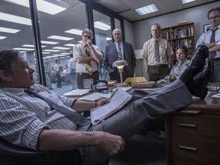 Tom Hanks como Ben Bradlee, editor-chefe do jornal The Post. (Foto: Divulgação)
