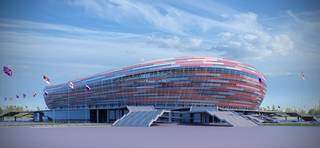 Mordovia Arena, na cidade de Saransk, vai receber quatro jogos da fase de grupo (Foto: Divulgação)