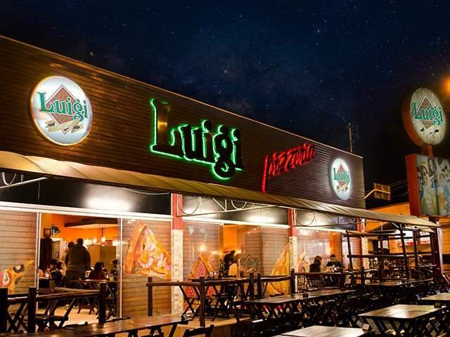 Luigi Pizzeria é 1ª com rodízio completo e refrigerante grátis à vontade 