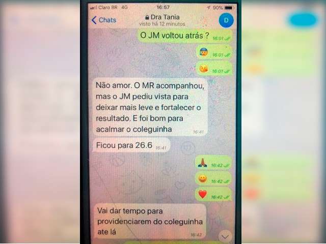 A&ccedil;&atilde;o de R$ 3 milh&otilde;es liga T&acirc;nia Borges a suspeita de venda de senten&ccedil;a 