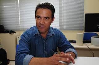 Sidney Melo, candidato a prefeito de Campo Grande pelo PSOL. (Foto: Rodrigo Pazinato)