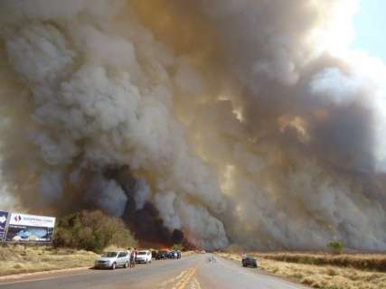 Satélite da Nasa capta imagens de incêndio  que causou mortes em Dourados