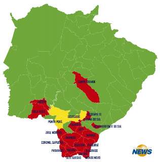 Chuva causou estragos em 22 cidades de MS; veja a situação de cada uma