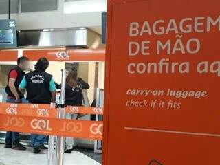 Agentes verificaram se empresas tinham informações sobre cobrança de bagagens em locais visíveis aos clientes (Foto: divulgação)