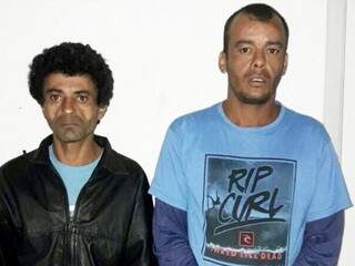 Os dois brasileiros presos ontem em Capitán Bado (Foto: ABC Color)