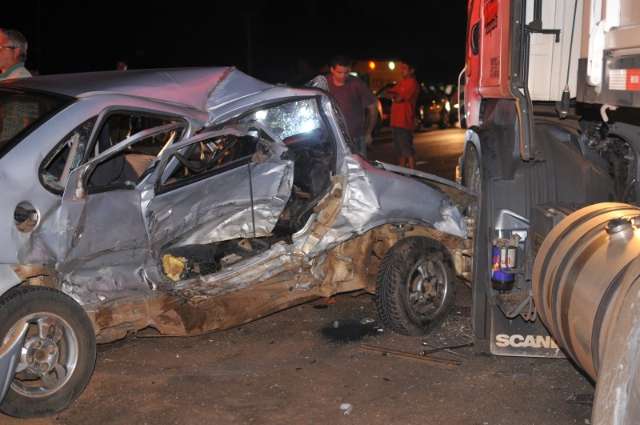Homem ferido em acidente ao entrar em posto na BR-163 morre no hospital