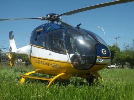 PRF inicia fiscalização em rodovias e conta com ajuda de helicóptero  