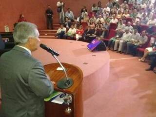 Governador abriu evento do Ministério da Transparência para prefeitos e agentes públicos (Foto: Alberto Dias)