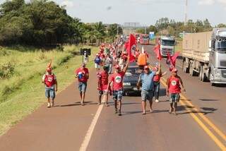Movimentação começou nas proximidades do distrito de Anhanduí na última sexta-feira. (Foto: Divulgação)