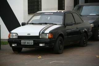 Carro conduzido por Kelman está apreendido na Depac (Foto: Marcos Ermínio)