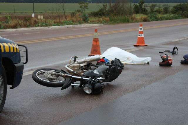  Jovem que morreu em acidente na BR-163 pilotava motocicleta