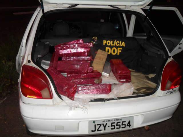  DOF apreende 261 kg de maconha na MS-164