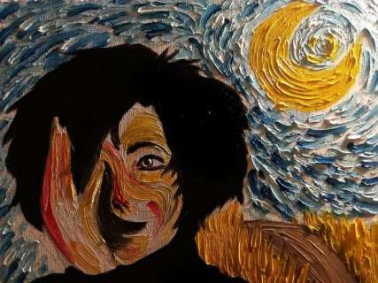 Inspirado em Van Gogh e Edvard Munch, Yanlu abre exposição nesta 2ª