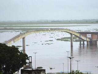 Rio Paraguai em Ladário subiu mais 4 centímetros e marca 2,78 metros. (Anderson Gallo/Diário Corumbaense)