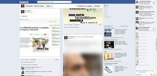 Adulteração de conteúdo do Campo Grande News foi localizada a partir de uma página no Facebook. (Foto: Reprodução/Internet)