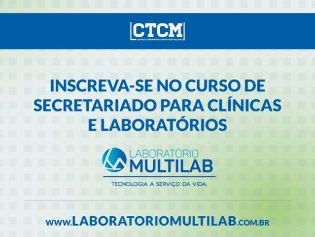 Oportunidade: Multilab realiza curso exclusivo de Secretariado