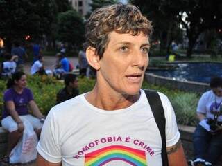 Márcia Gomes luta contra a homofobia há 25 anos (Foto: João Garrigó)