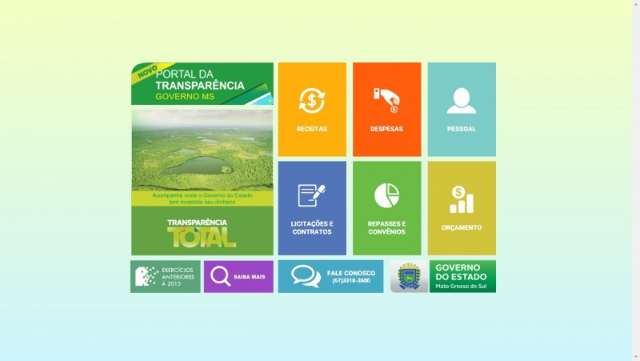 Novo portal espera tirar o Estado da lista dos piores em transpar&ecirc;ncia
