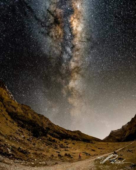 No Peru, o professor Valter também conseguiu usar sua técnica de fotografia noturna (Foto: Valter Patrial)