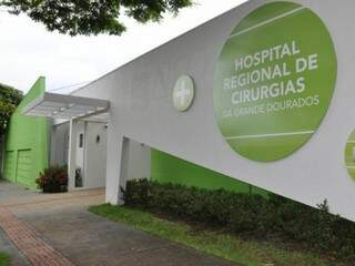 Fachado do Hospital Regional em Dourados. (Foto: Reprodução/O Progresso) 