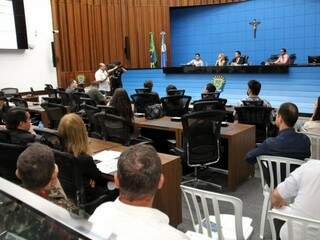 Reunião da Frente Parlamentar na Assembleia (Foto: Wagner Guimarães/ALMS)