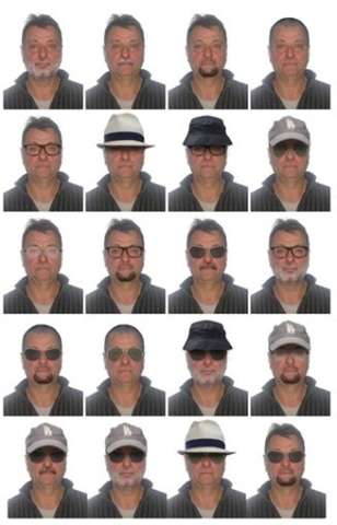 Pol&iacute;cia Federal divulga retratos de poss&iacute;veis disfarces de Battisti