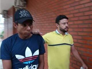 Alessandro foi preso em flagrante e confessou o crime (Foto: Osvaldo Duarte/Dourados News) 
