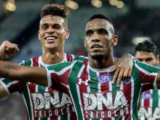Digão e Richard foram os autores dos gols da vitória de hoje. (Foto: FluminenseFC) 