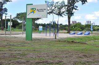 Prefeitura informou que academia de saúde do Parque Antenor Martins fica pronta ainda em abril (Foto: Eliel Oliveira)
