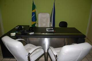 O Gabinete do Prefeito - cadeira está sendo vista como uma &#039;maldição&#039;. (Foto: Simão Nogueira)