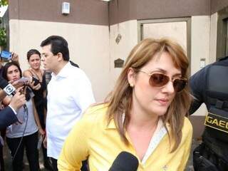 Andréia Olarte foi presa na última segunda-feira e não conseguiu a transferência para presídio (Foto: Fernando Antunes)