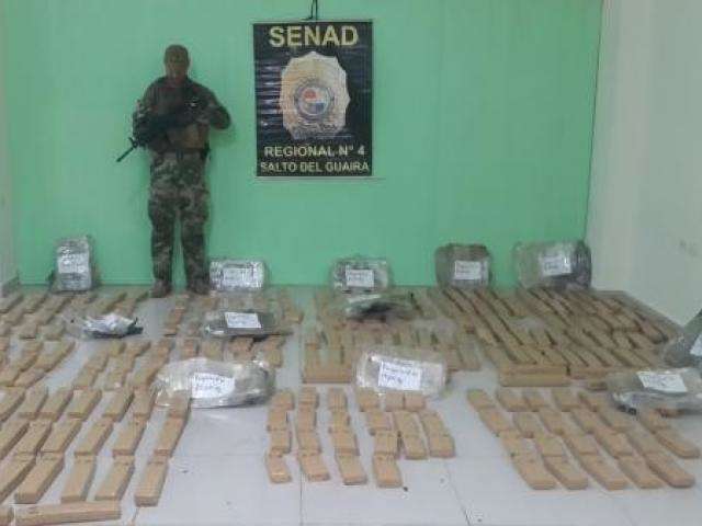 Senad encontra dep&oacute;sito de maconha perto da fronteira com MS
