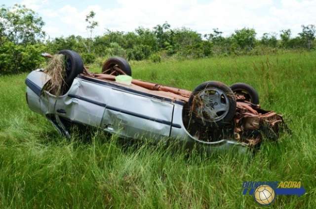 Homem fica ferido em capotagem na MS-141 em Ivinhema 