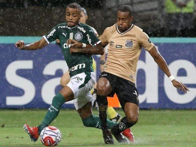 Palmeiras e Santos fazem bom jogo, mas faltou o principal: gols