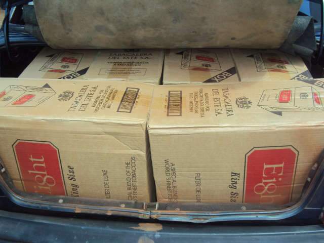  DOF encontra 750 pacotes de cigarros em carro vindo do Paraguai 
