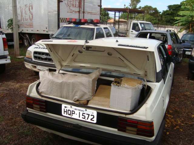 PRE apreende 300 quilos de maconha na MS-295 em Tacuru