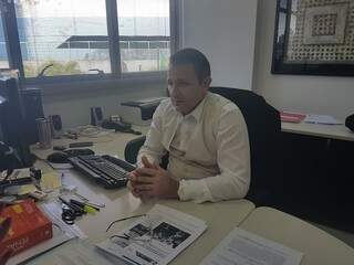 Promotor responsável pelo caso, Clóvis Amauri Smaniotto, em entrevista ao Campo Grande News na última segunda-feira (7). (Foto: Mirian Machado)