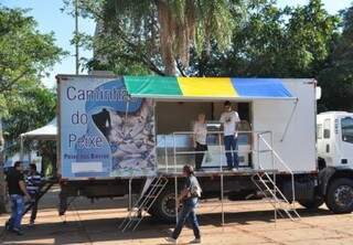 Evento levará caminhão que vende peixe a bairros de Campo Grande e Dourados (Foto: Marcelo Calazans)