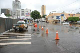 Avenida Fernando Corrêa da Costa foi fechada também no ano passado. Foto: Arquivo