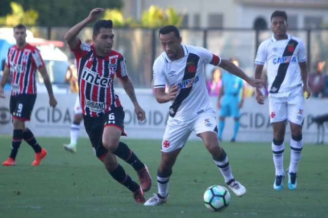S&atilde;o Paulo adia fuga do Z4 depois de empatar em 1 a 1 com Vasco da Gama  